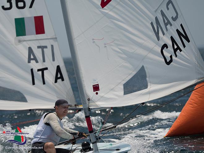 2016 Laser Standard Masters World Championship - Fleet in action © JLDigitalMedia.net